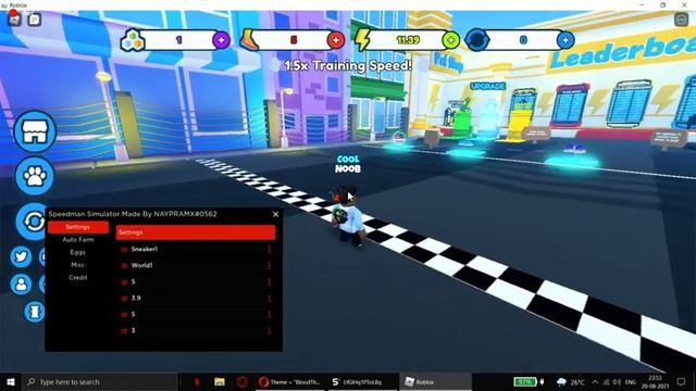 (NEW) Speedman Simulator Script/Hack *PASTEBIN* (Roblox) смотреть онлайн