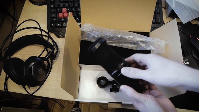 Микрофон Audio-Technica AT2020 распаковка и обзор смотреть онлайн