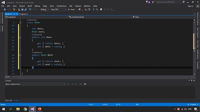 05 شرح Node في Linked List بلغة السي شارب смотреть онлайн