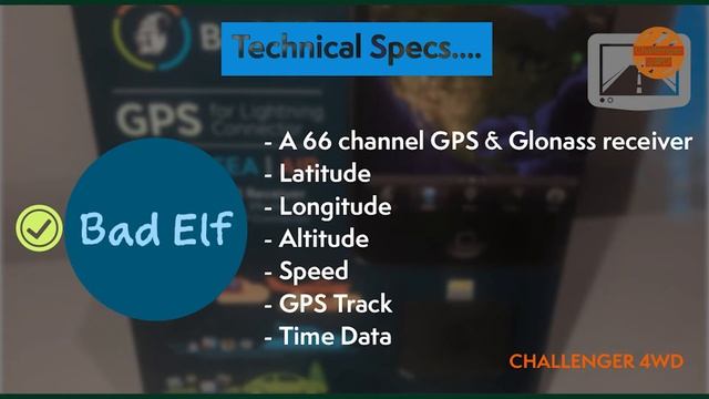 Challenger 4WD Tech # 15 | Bad Elf GPS Connector | Easy Navigation in the Bush | WiFi only iPad | смотреть онлайн