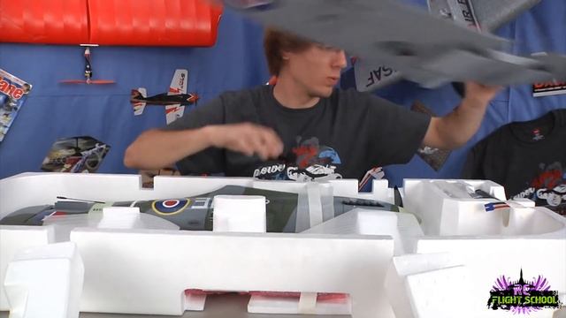 Parkzone Spitfire RTF RC Airplane Unboxing & First Review смотреть онлайн