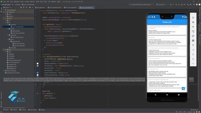 How Create(Post)data on the server with Dio in Flutter? смотреть онлайн