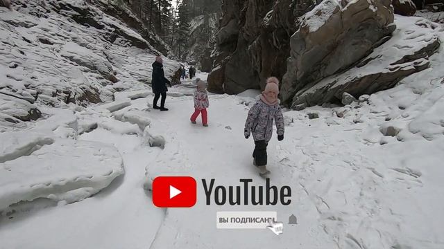 Байкал зимой #2 Аршан (Бурятия) – Водопад на реке Кынгарга / Санаторий Аршан  / Горячие источники