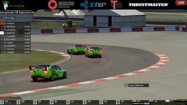 Pc-Teklab Gp Online V8 SUPERCARS + NURBURGRING (GP) смотреть онлайн