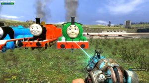 Building a Thomas Train Chased By Robot Thomas Train in Garry's Mod