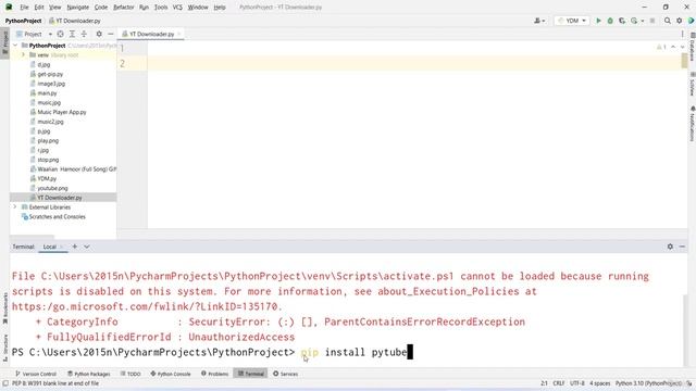 1 YouTube Download Manager Installing the PyTube Module смотреть онлайн