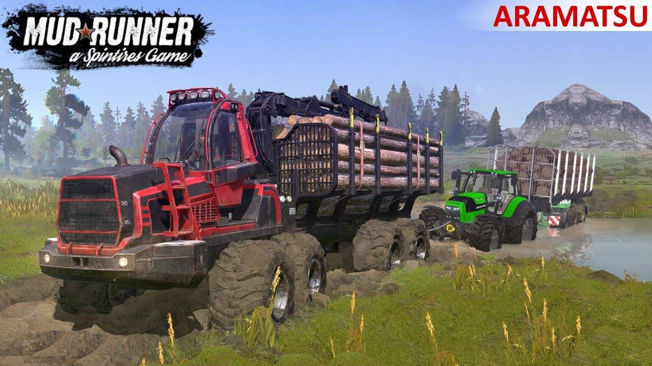 SnowRunner ⭐️ Мэн (США) ⭐️ Возим доски и бревна, катаем задания ⭐️ Режим Хардкор #114 смотреть онлайн