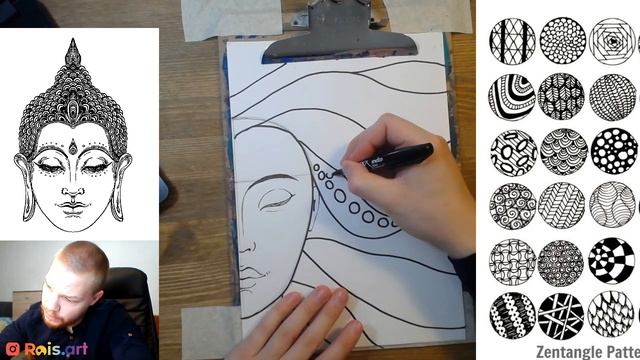 Мастер-класс : Zentangle смотреть онлайн