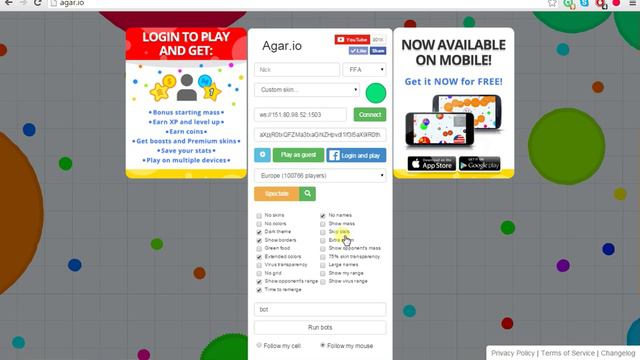 Jak dát do agar.io mody :D cz смотреть онлайн