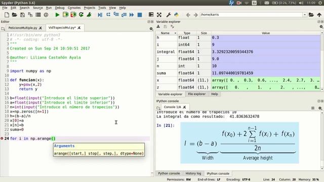 Trapecio múltiple | Integración |Python | Métodos Numéricos | Básico смотреть онлайн
