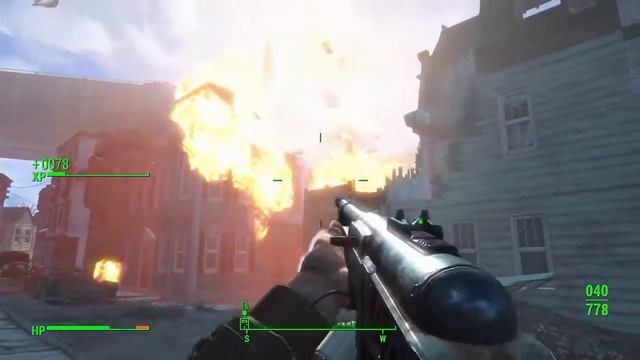 Fallout 4 Vertibirds Crashing смотреть онлайн
