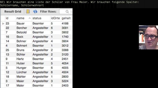 MySQL: Joins - Übungen mit ausführlicher Lösung/Erklärung (deutsch) смотреть онлайн