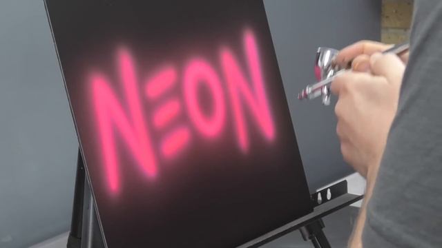 How to Airbrush Neon Lettering смотреть онлайн
