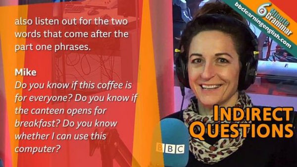 Indirect Questions - 6 Minute Grammar