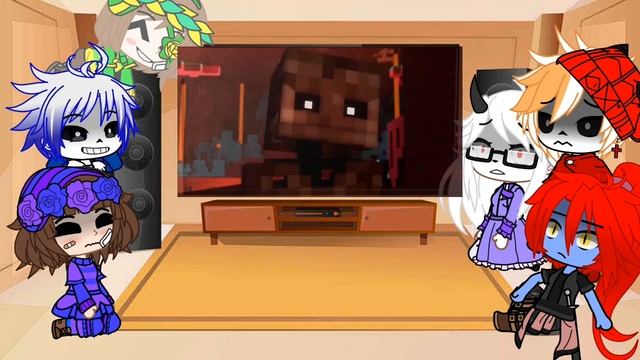 Undertale react to | Wither Skeleton Rap | ENG Version | ?? смотреть онлайн