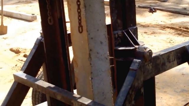 фундамент на сваях ж б для частного дома смотреть онлайн