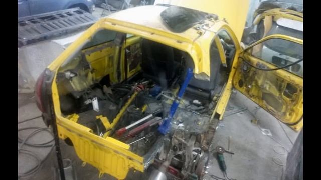 жёлтого под нож ? кузовной ремонт honda civic, замена четверти смотреть онлайн