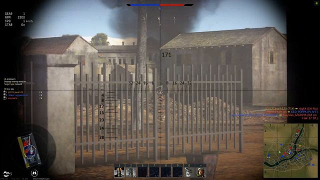 War Thunder - M4 T34 Sherman Calliope, T14 смотреть онлайн
