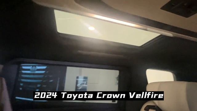 All New 2024 Toyota Crown Vellfire - Exterior And Interior смотреть онлайн