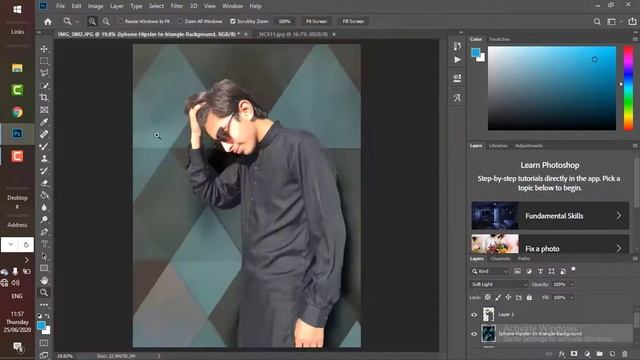 My Background Changing Technique in Adobe Photoshop 2019 by HReditz смотреть онлайн