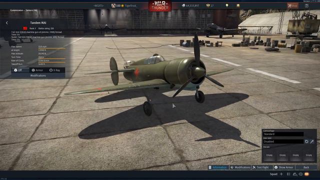 War Thunder - Received The MAI-Tandem! (Soviet Rank I Collectible Premium Attacker) смотреть онлайн