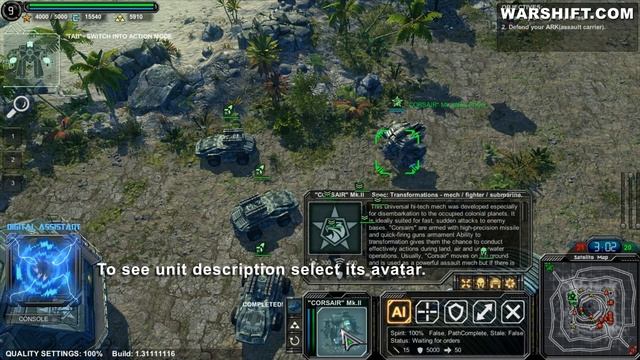 WARSHIFT Official tutorial: Units selection, Movements, Units group смотреть онлайн