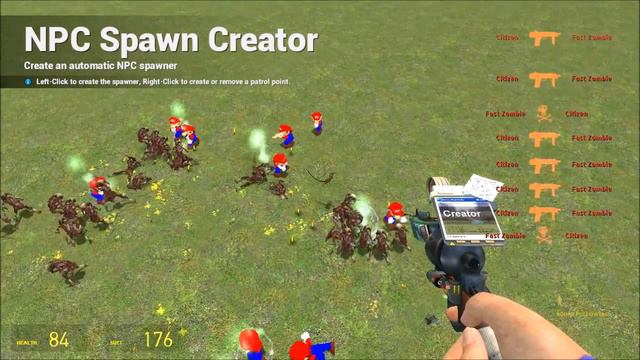 G Mod Mario vs Fast Headcrab zombies смотреть онлайн