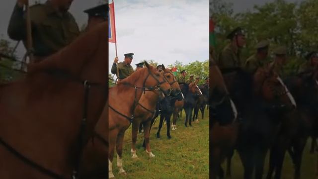 Конный переход Донских казаков «Дорогами подвига» станица Кагальницкая смотреть онлайн