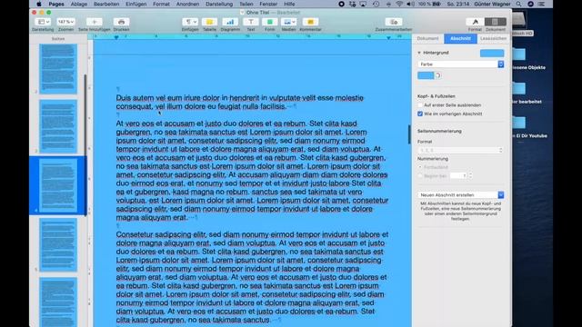 Mac Tutorial Pages: Seitenumbruch, Abschnittsumbruch, Zeilenumbuch, Absatzumbruch, Layoutumbruch