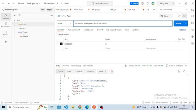 CRUD RESTFul API using NodeJS, ExpressJS, Mongoose Part-8 | Get Method | Pagination Implementatio смотреть онлайн