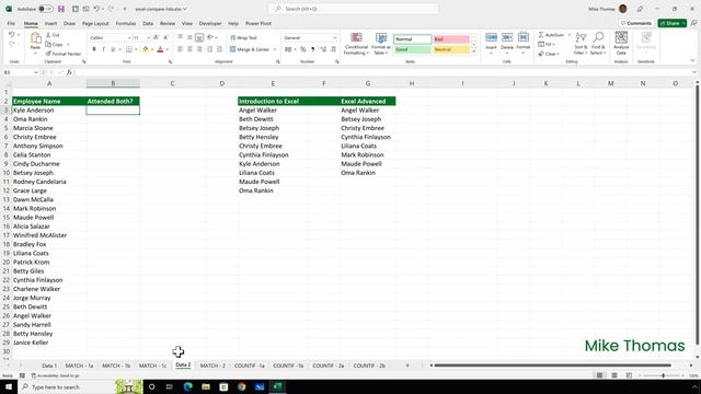 Comparing Lists in Excel: Why COUNTIF Beats MATCH смотреть онлайн