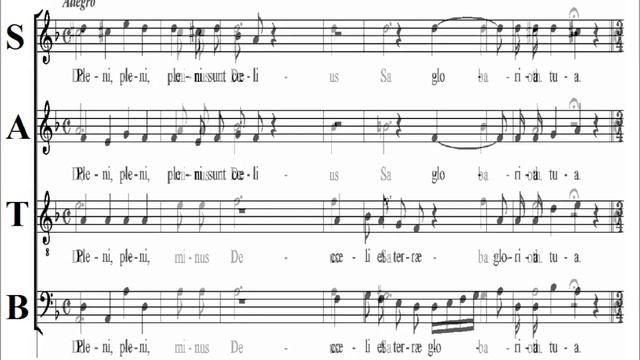 Mozart- KV 65 - 4.Sanctus - Missa Brevis in D-Minor - Bass смотреть онлайн