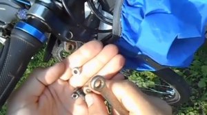 устранил люфт тормозных ручек велосипеда