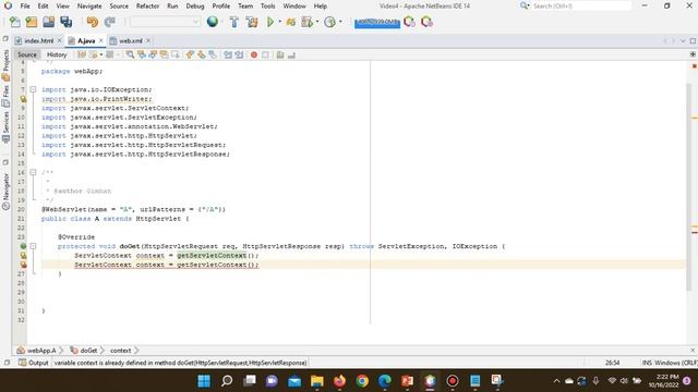 How to use Servlet Context | Gimhan Deshapriya смотреть онлайн