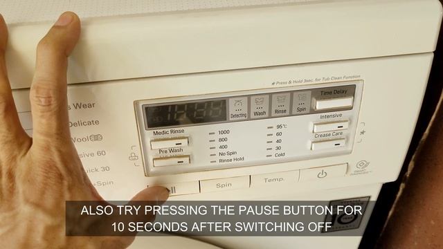 LG Washing Machine dE Error - Fix смотреть онлайн