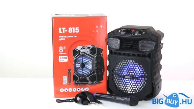 LT-816 bluetooth hangfal távirányítóval + mikrofonnal смотреть онлайн