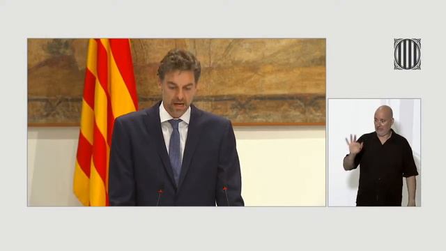 Lliurament de la Creu de Sant Jordi a Pau Gasol (08.06.22) смотреть онлайн