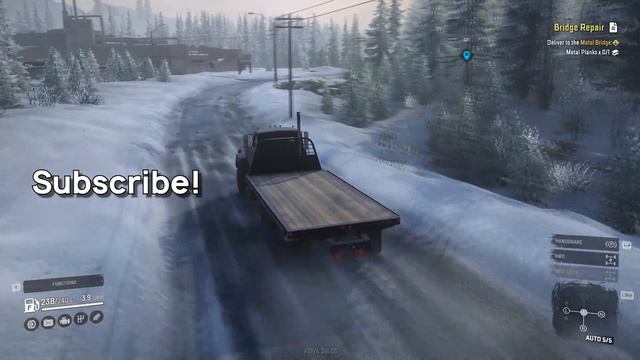Visiting Alaska, Bridge Construction | Timelapse #04 | SnowRunner | Logitech G29 | смотреть онлайн