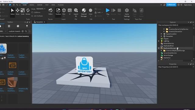 How to make custom inventory in Roblox studio смотреть онлайн