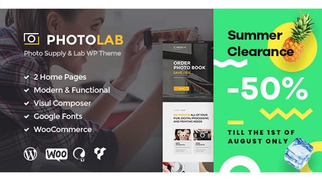 PhotoLab | Photo Company & Photo Supply Store WordPress Theme | Themeforest Website Templates and смотреть онлайн