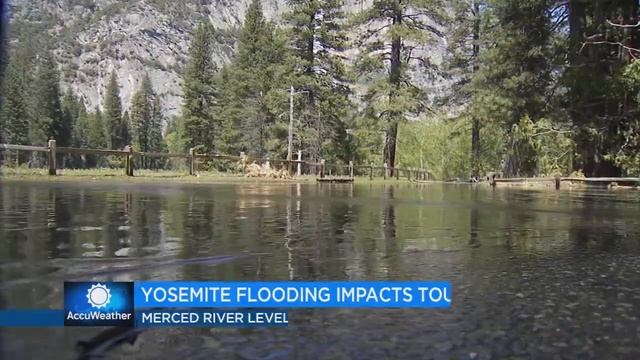 Flooding in Yosemite National Park impacting tourism смотреть онлайн