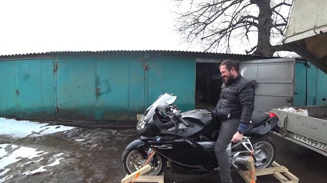 BMW K1200S с Японии. Когда приехал мотоцикл, а обслуживать не надо! "Гараж у дяди Васи". смотреть онлайн