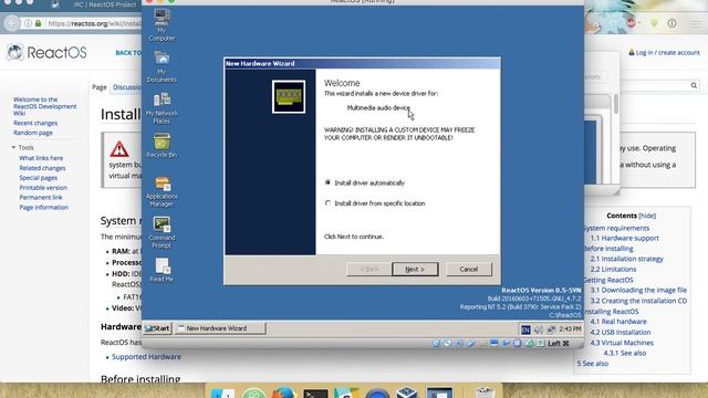 ReactOS about смотреть онлайн