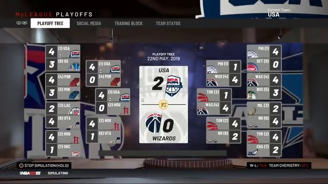 СБОРНАЯ США В ЧЕМПИОНАТЕ НБА! NBA 2K19 смотреть онлайн