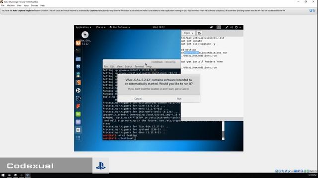 Full Screen with Kali Linux 2018.2 - VirtualBox смотреть онлайн