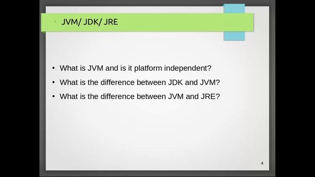 Java Interview Questions -Part 1 смотреть онлайн