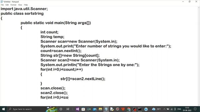 JAVA PROGRAM TO SORT STRINGS IN ALPHABETICAL ORDER смотреть онлайн