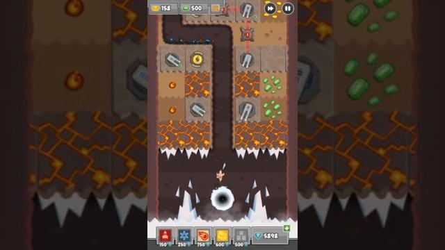 Digfender Walkthroughs ★ Level 30 ★ Treasure Map смотреть онлайн