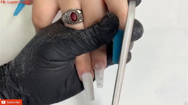 Acrylic Nails Tutorial Marble With Butterfly смотреть онлайн