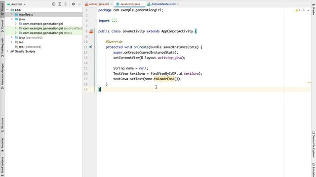 Android - Java and Kotlin null exception смотреть онлайн